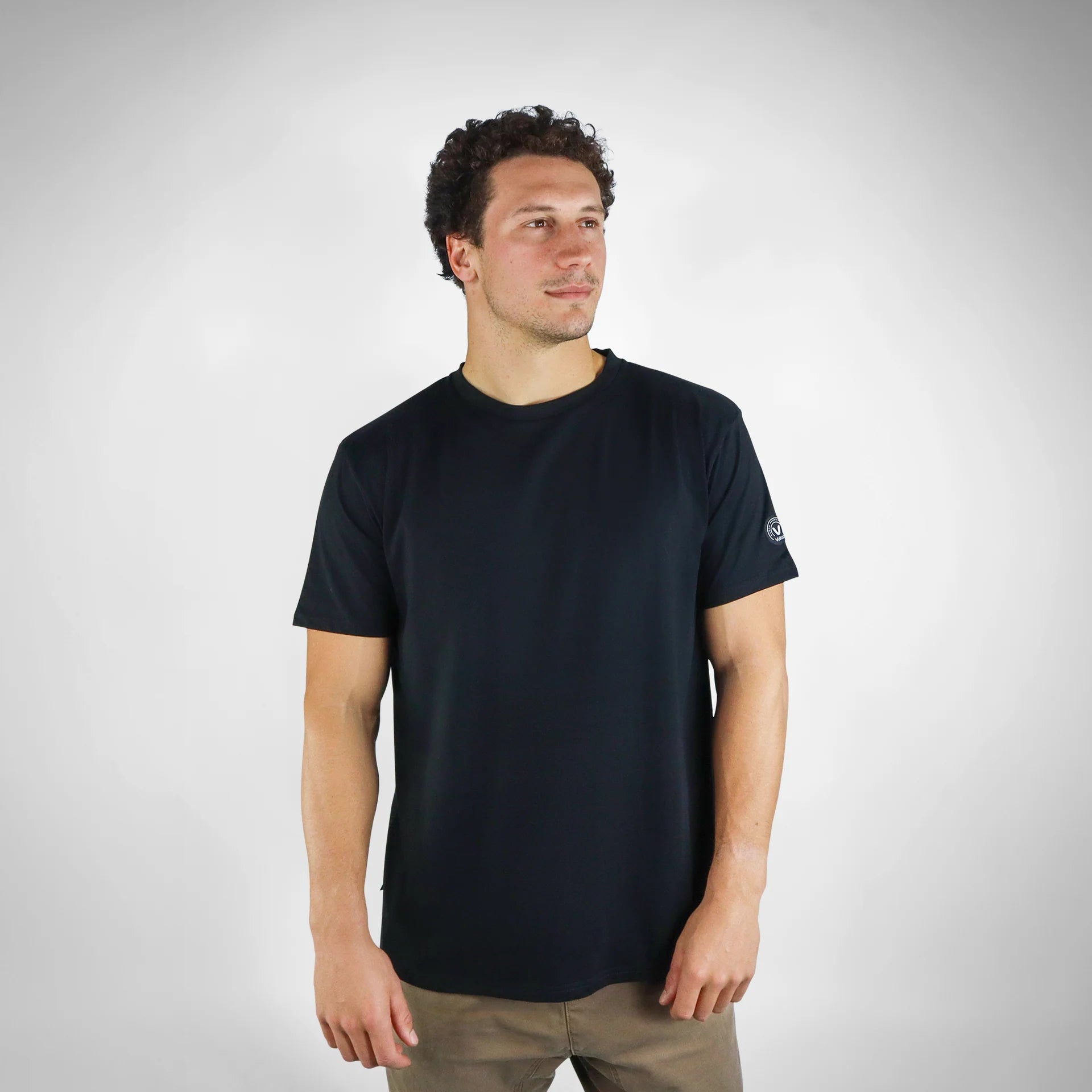 black t shirt